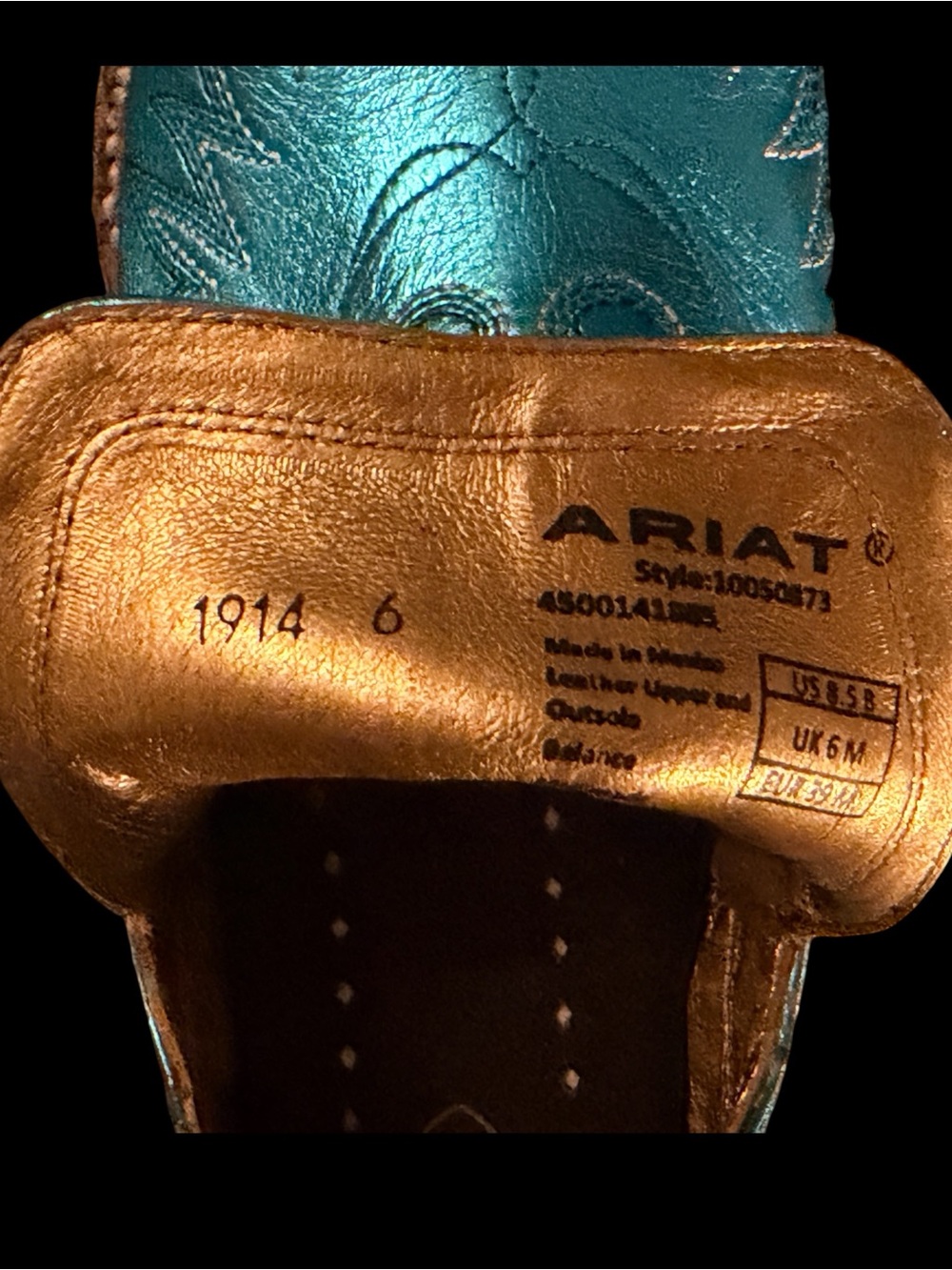 ARIAT DIXON ELECTRIC CALYPSO - BOOT LADIES - 10050873 - Picture 7 of 8